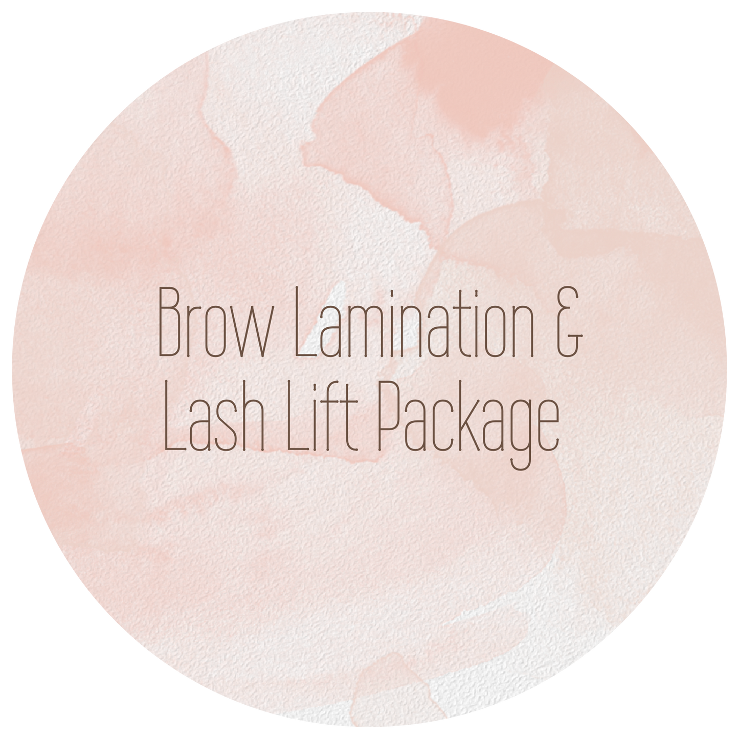 Brow Lamination & Lash Lift Package