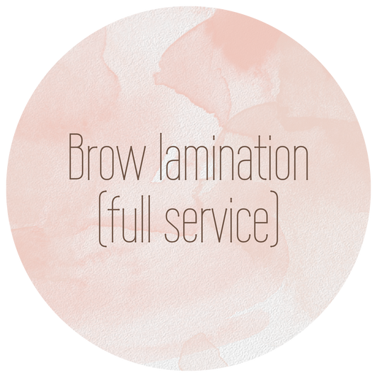 Brow lamination (full service)